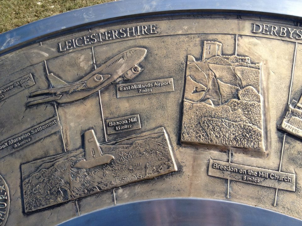 Photograph of Dale Road Toposcope - close up 2