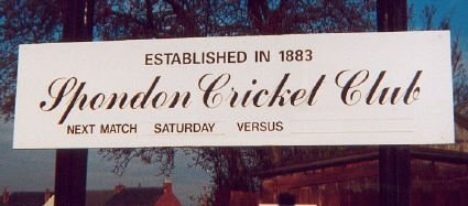 Photograph of Former Spondon Cricket Club