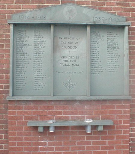 Photograph of Spondon War Memorial