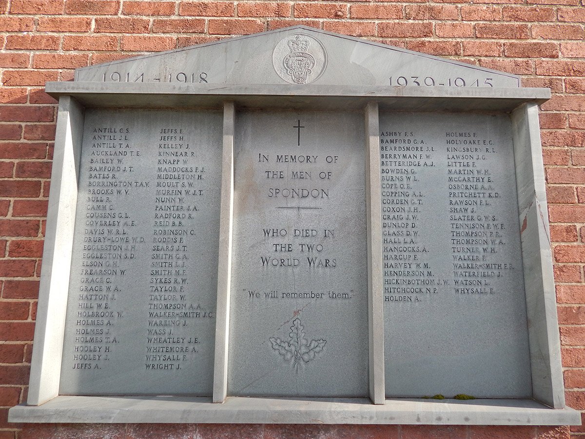 Photograph of Spondon War Memorial